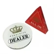 Crystal Dealer POKER CHIPS | https://www.bestnamebadges.com