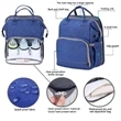 Baby Diaper Backpack with Changing Station | https://www.bestnamebadges.com