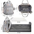 Baby Diaper Backpack with Changing Station | https://www.bestnamebadges.com
