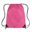 Polyester Drawstring Cinch Backpack | https://www.bestnamebadges.com