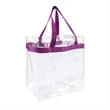 PVC Clear Tote Bag | https://www.bestnamebadges.com