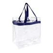 PVC Clear Tote Bag | https://www.bestnamebadges.com