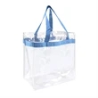 PVC Clear Tote Bag | https://www.bestnamebadges.com