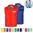 Custom Polyester Sleeveless Work Volunteer Vest | https://www.bestnamebadges.com