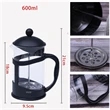 French Press Coffee Maker 600ml | https://www.bestnamebadges.com