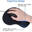 Mouse Pad with Wrist Rest | https://www.bestnamebadges.com