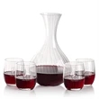 Amerling Carafe & Stemless Wine | https://www.bestnamebadges.com