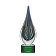 Cobourg Award on Green Base | https://www.bestnamebadges.com