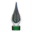 Cobourg Award on Green Base | https://www.bestnamebadges.com