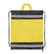 Reflective Sports Drawstring Backpack w/Carrying Handle | https://www.bestnamebadges.com