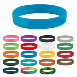 Single Color Silicone Bracelet | https://www.bestnamebadges.com