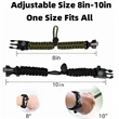 Tactical Survival Bracelet | https://www.bestnamebadges.com