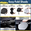 Car Windshield Sun Shade with Storage Pouch | https://www.bestnamebadges.com