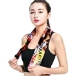 Full Color Sublimation Recycled RPET Cooling Towel | https://www.bestnamebadges.com