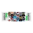 Full Color Sublimation Recycled RPET Cooling Towel | https://www.bestnamebadges.com
