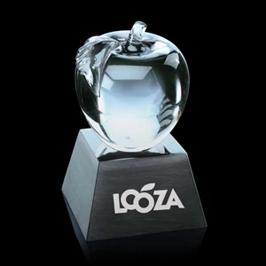 Apple Award on Aluminum Base | https://www.bestnamebadges.com