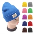 Patch Knit Beanie | https://www.bestnamebadges.com