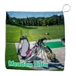 Sublimated Microfiber Golf Towel w/Grommet | https://www.bestnamebadges.com