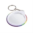 Pride Rainbow Mirror Keychain | https://www.bestnamebadges.com