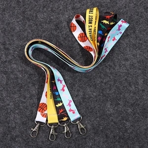 1 inch Wide Polyester Lanyard