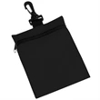 Zipper Golf Storage Pouch W/ Swivel Clip | https://www.bestnamebadges.com