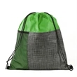 Classic Polyester Drawstring Backpack W/ Pockets | https://www.bestnamebadges.com