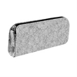 Flat Style Felt Pencil Pouch Bag With Zipper | https://www.bestnamebadges.com