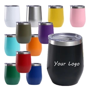 12oz  Stainless Steel Eggshell Cup