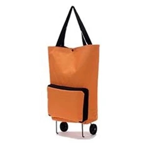 Collapsible Foldable Rolling Shopping Bag | https://www.bestnamebadges.com