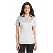 Port Authority Ladies Silk Touch Performance Polo Custom | https://www.bestnamebadges.com