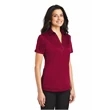 Port Authority Ladies Silk Touch Performance Polo Custom | https://www.bestnamebadges.com