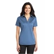 Port Authority Ladies Silk Touch Performance Polo Custom | https://www.bestnamebadges.com