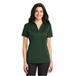 Port Authority Ladies Silk Touch Performance Polo Custom | https://www.bestnamebadges.com