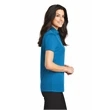Port Authority Ladies Silk Touch Performance Polo Custom | https://www.bestnamebadges.com