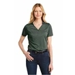 Port Authority Ladies Shadow Stripe Polo w/ Screen Print | https://www.bestnamebadges.com
