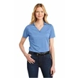 Port Authority Ladies Shadow Stripe Polo w/ Screen Print | https://www.bestnamebadges.com