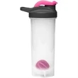 24 oz. Plastic Shaker Bottles With Mixer | https://www.bestnamebadges.com