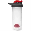 24 oz. Plastic Shaker Bottles With Mixer | https://www.bestnamebadges.com