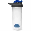 24 oz. Plastic Shaker Bottles With Mixer | https://www.bestnamebadges.com