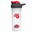 24 oz. Plastic Shaker Bottles With Mixer | https://www.bestnamebadges.com
