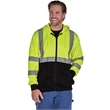 Signal Hi-Vis Full Zip Hoodie | https://www.bestnamebadges.com