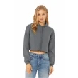 BELLA+CANVAS Women's Sponge Cropped Fleece Hoodies | https://www.bestnamebadges.com