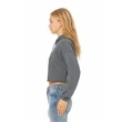 BELLA+CANVAS Women's Sponge Cropped Fleece Hoodies | https://www.bestnamebadges.com
