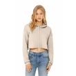 BELLA+CANVAS Women's Sponge Cropped Fleece Hoodies | https://www.bestnamebadges.com