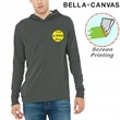 BELLA+CANVAS Unisex Jersey Long Sleeve Hoodies 4.2 oz. | https://www.bestnamebadges.com