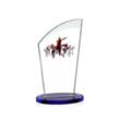 Tomkins VividPrint™ Award - Blue | https://www.bestnamebadges.com