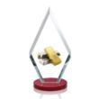 Cancun VividPrint™ Award - Red | https://www.bestnamebadges.com