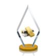 Cancun VividPrint™ Award - Amber | https://www.bestnamebadges.com