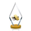 Cancun VividPrint™ Award - Amber | https://www.bestnamebadges.com
