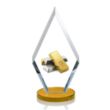 Cancun VividPrint™ Award - Amber | https://www.bestnamebadges.com